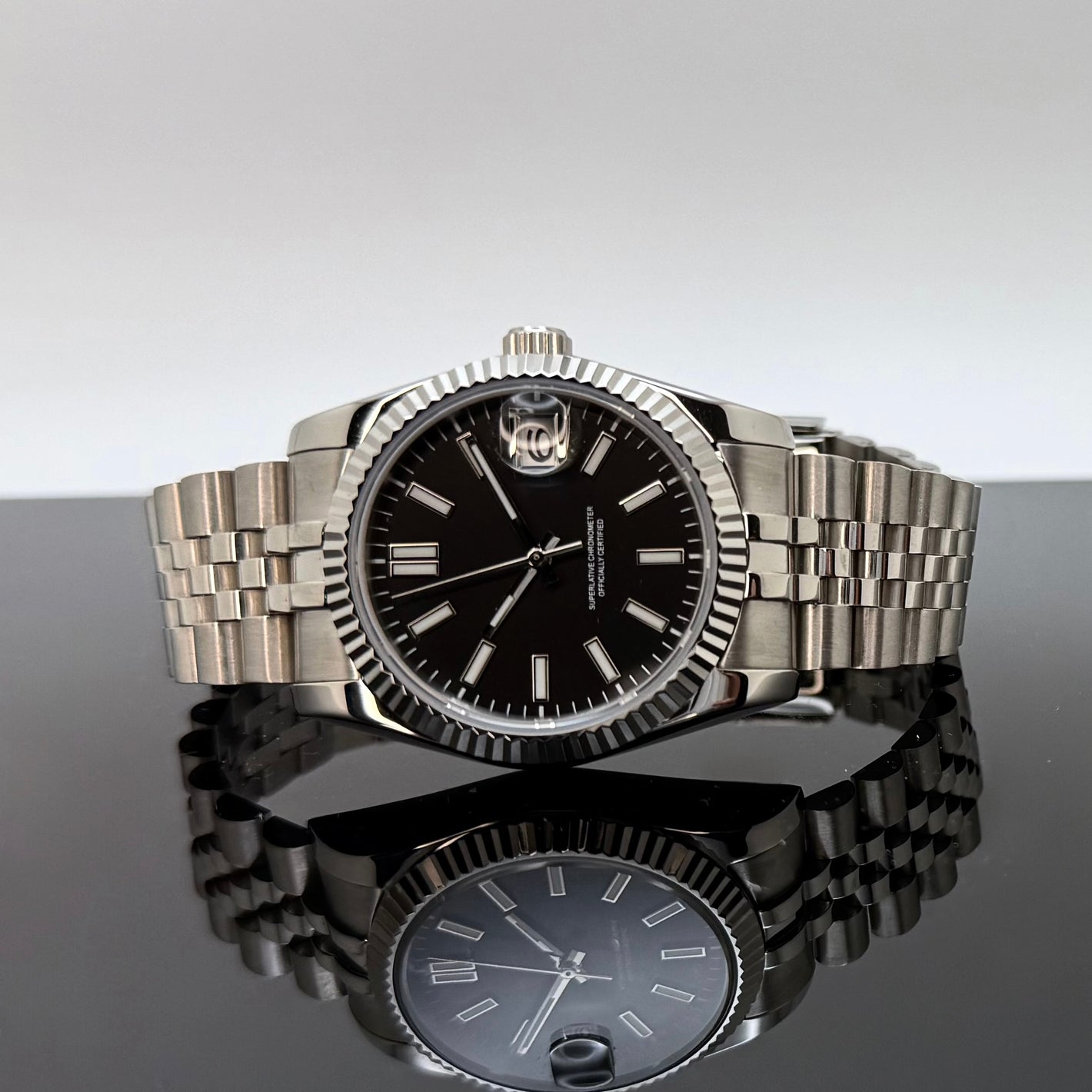 36mm DJ Black - NH35 Automatic