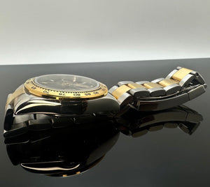 39mm Gold Seitona Black Dial - VK63 Quartz