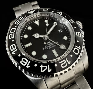 43mm Black SD GMT Hybrid - NH34 Automatic