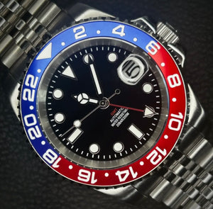 40mm Pepsi GMT w/ Jubilee Band - NH34 Automatic