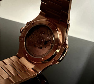 40mm Rose Gold Jumbo Chocolate Dial - NH35 Automatic