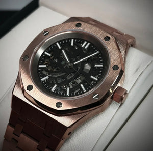 41mm RO Rose Gold Skeleton - NH70 Automatic