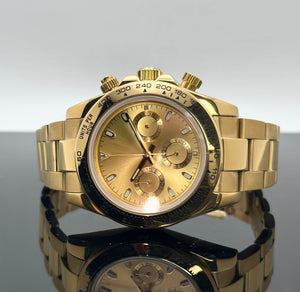 39mm Gold Seitona Champagne Dial - VK63 Quartz