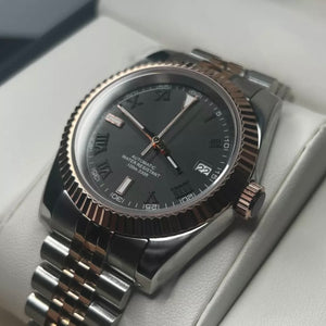 39mm DJ Wimbledon Two Tone Rose Gold - NH35 Automatic