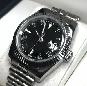 39mm DJ Black Roman Numerals - NH35 Automatic