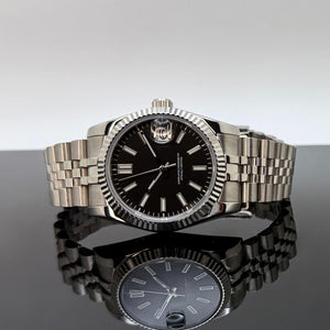 36mm DJ Black - NH35 Automatic