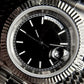 40mm Silver President Black Dial - Miyota 8285 Automatic