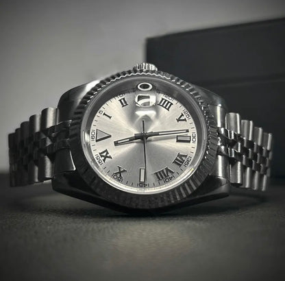 39mm DJ Silver Roman Numerals - NH35 Automatic