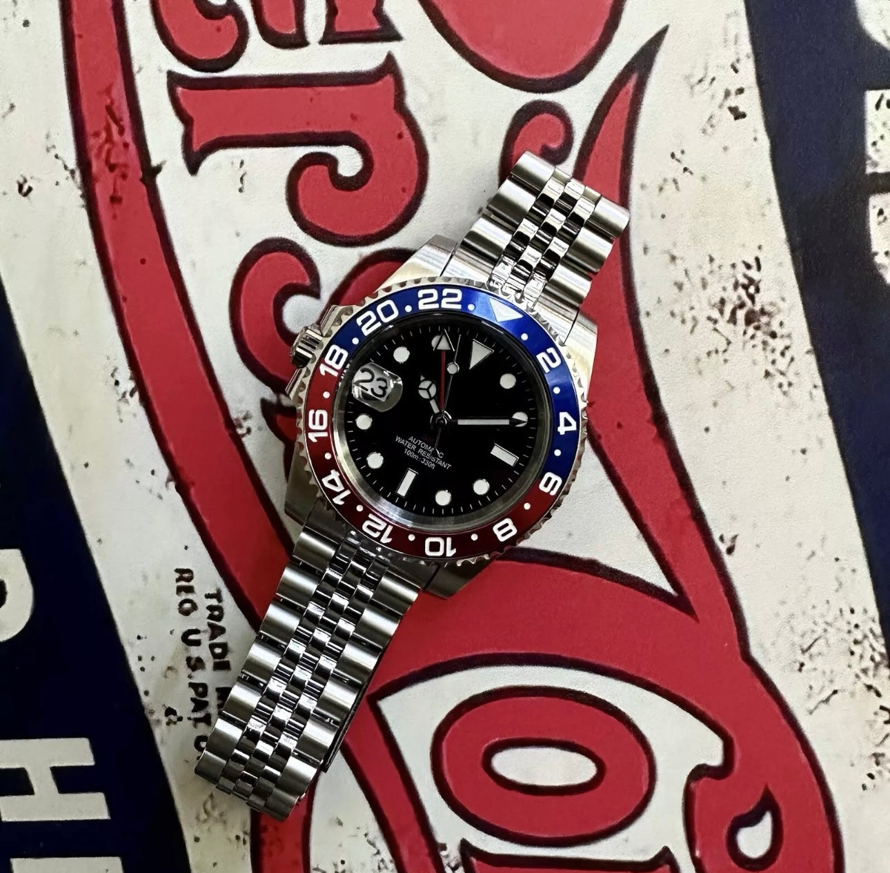 40mm Lefty Pepsi GMT - NH34 Automatic