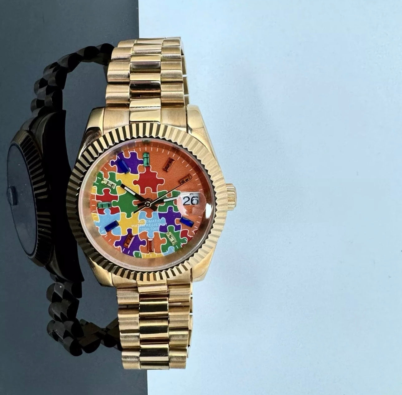 39mm DJ Rose Gold Puzzles - NH35 Automatic