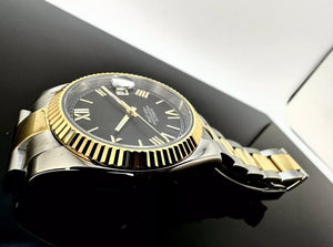 36mm DJ Two Tone Gold Black Dial - NH35 Automatic