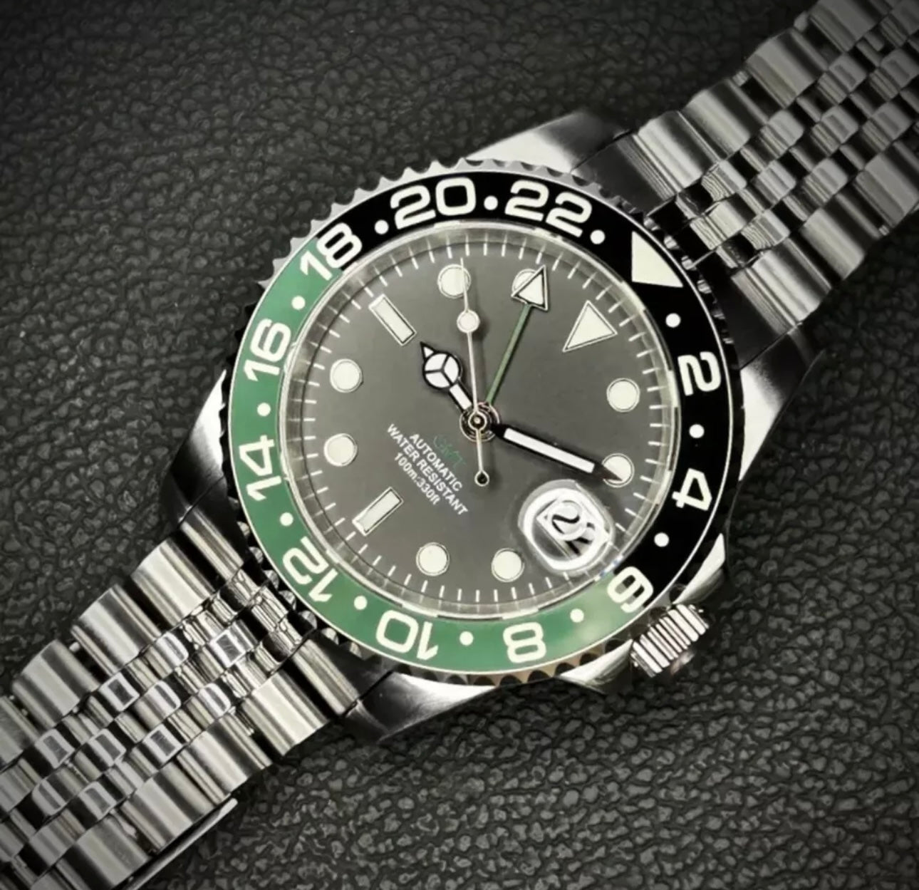 40mm Righty Sprite GMT w/ Jubilee Band - NH34 Automatic