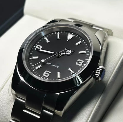 39mm Exploration 369 Black - NH35 Automatic