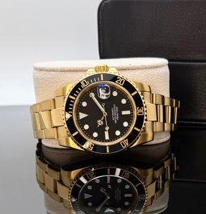 40mm Gold Black Sub - NH35 Automatic