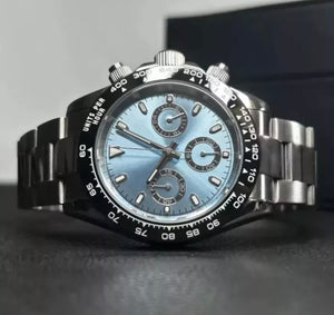 39mm Seitona Ice Blue - VK63 Quartz