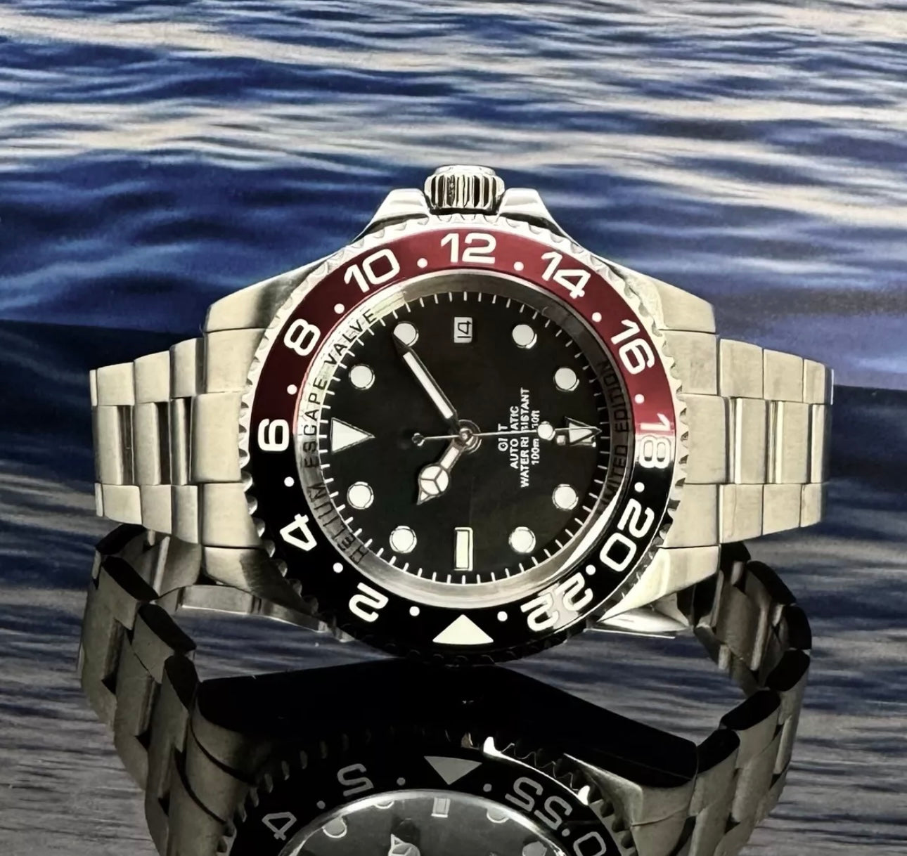 43mm Coke SD GMT Hybrid - NH34 Automatic