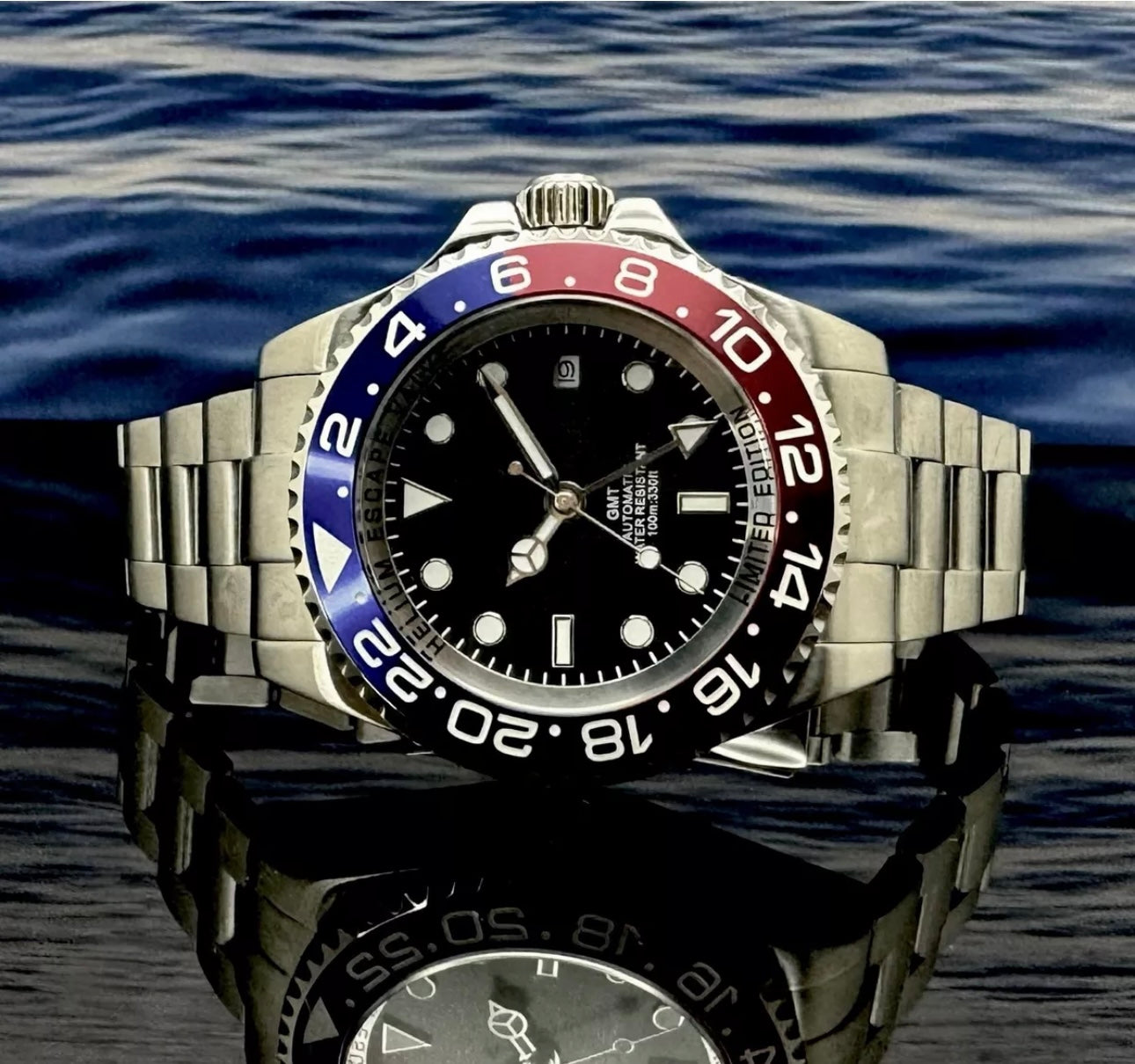 43mm Pepsi SD GMT Hybrid - NH34 Automatic