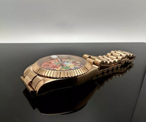 39mm DJ Rose Gold Puzzles - NH35 Automatic