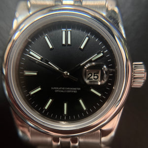 31mm Lady DJ Black Dial - NH05 Automatic