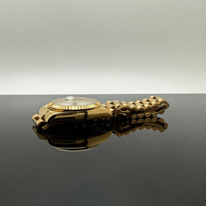 36mm Gold President Silver Dial - NH36 Automatic