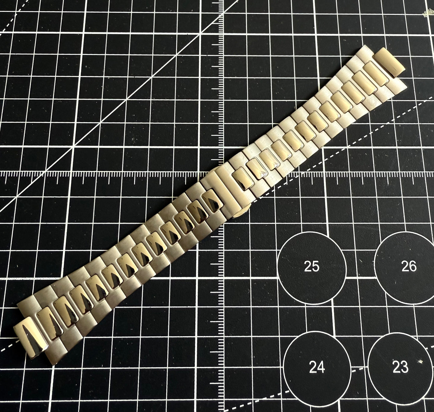 Jumbo/Classic Fusion Silver Band - 24.5mm