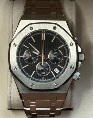 42mm RO Silver Chronograph - VK63 Movement
