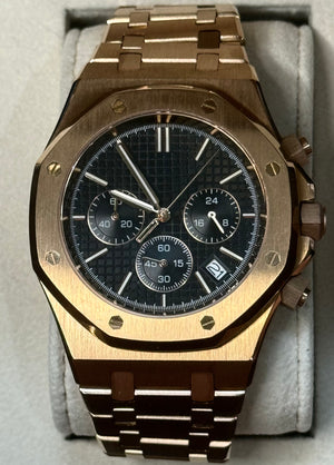 42mm RO Rose Gold Chronograph - VK63 Movement