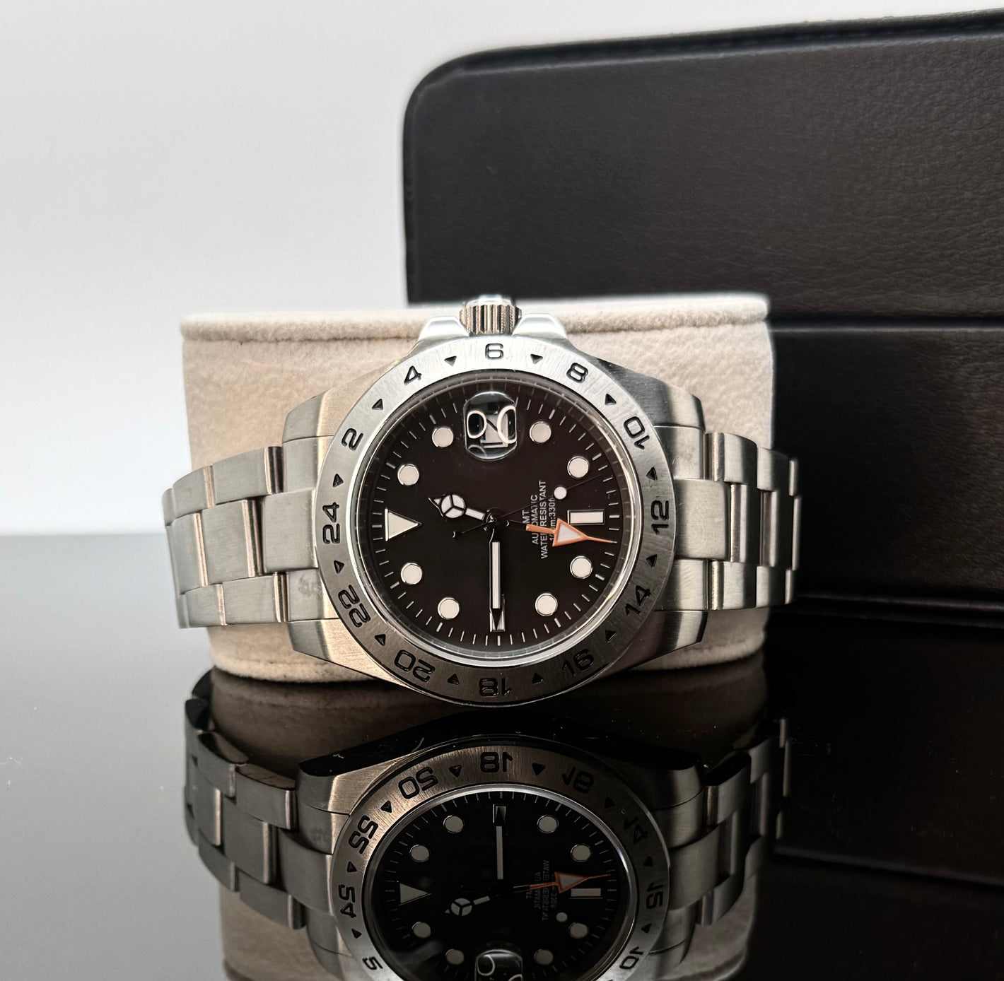 40mm Exploration GMT Black - NH34 Automatic