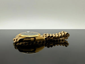 36mm Gold President Green Dial - NH36 Automatic