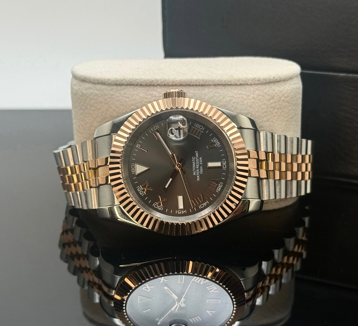 39mm DJ Wimbledon Two Tone Rose Gold - NH35 Automatic
