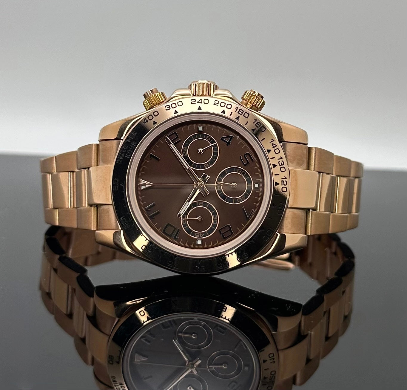 39mm Rose Gold Seitona Chocolate Dial - VK63 Quartz