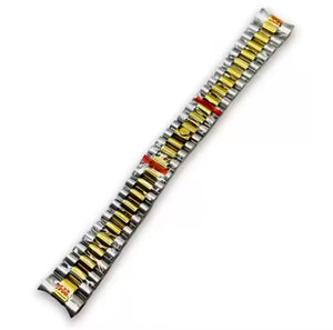 Two-Tone Gold President Band - 20mm