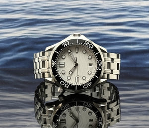 42mm SMP 300 Black/White - NH35 Automatic