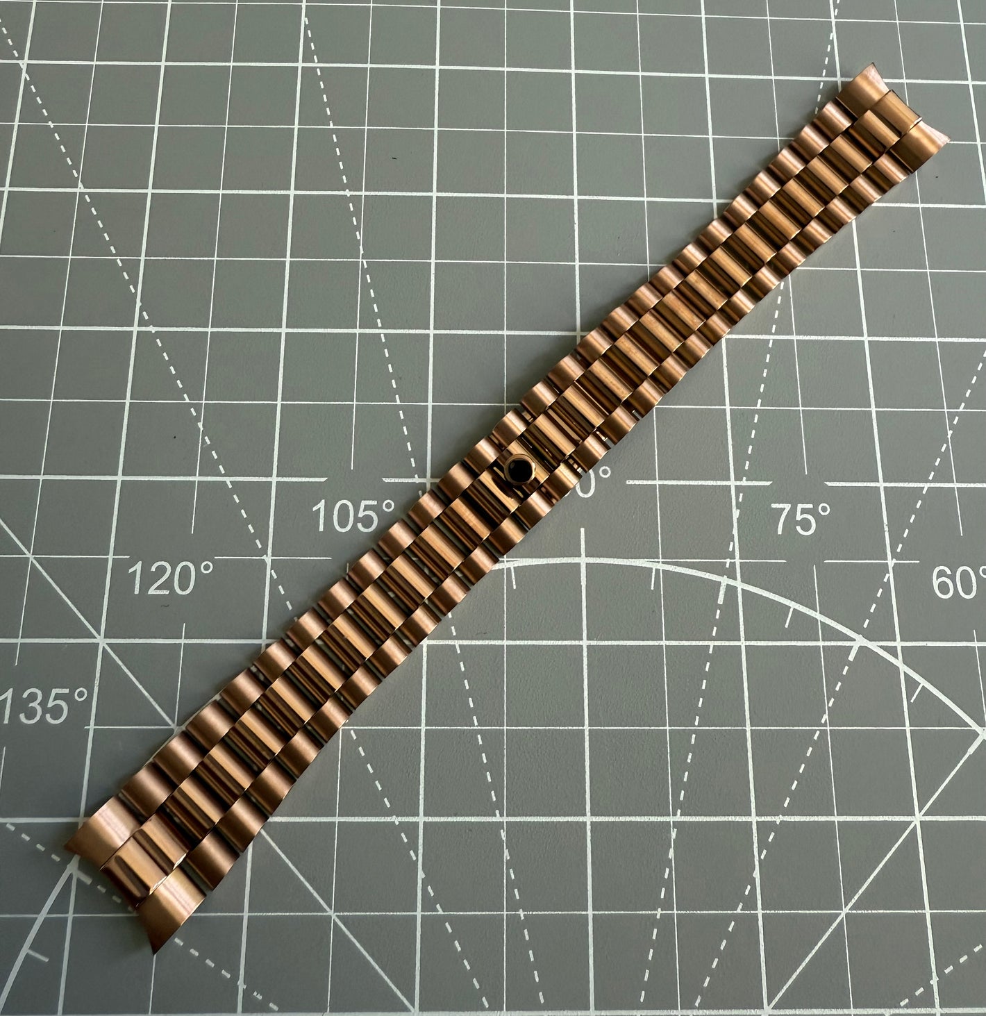 Rose Gold President Band - 20mm
