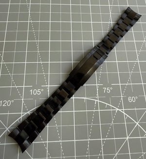 Black Oyster Band - 20mm - Glidelock Clasp