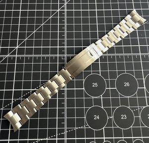Silver Oyster Band w/ Full Brushed - 20mm - Glidelock Clasp