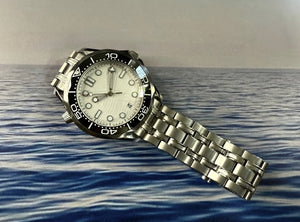 42mm SMP 300 Black/White - NH35 Automatic