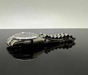 36mm Silver President Green Dial - NH36 Automatic