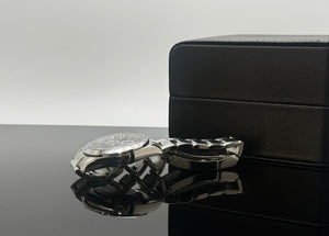 39mm Black/Silver Chronograph - Automatic