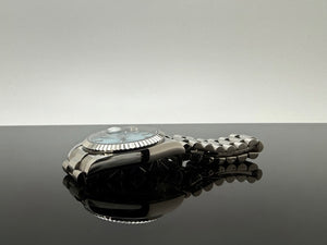 36mm Silver President Light Blue Dial - NH36 Automatic