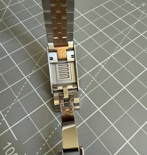 Rose Gold Two-Tone Jubilee Band - 20mm - Glidelock Clasp