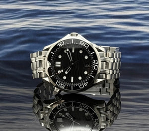 42mm SMP 300 Black - NH35 Automatic