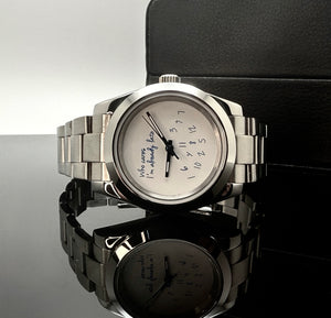 39mm “Who cares I'm already late” mod watch No Date - NH35 Automatic