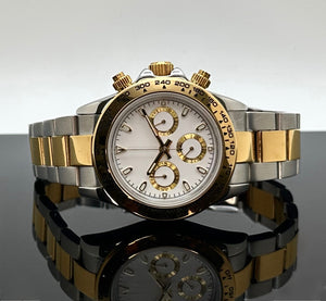 39mm Gold Seitona White Dial - VK63 Quartz