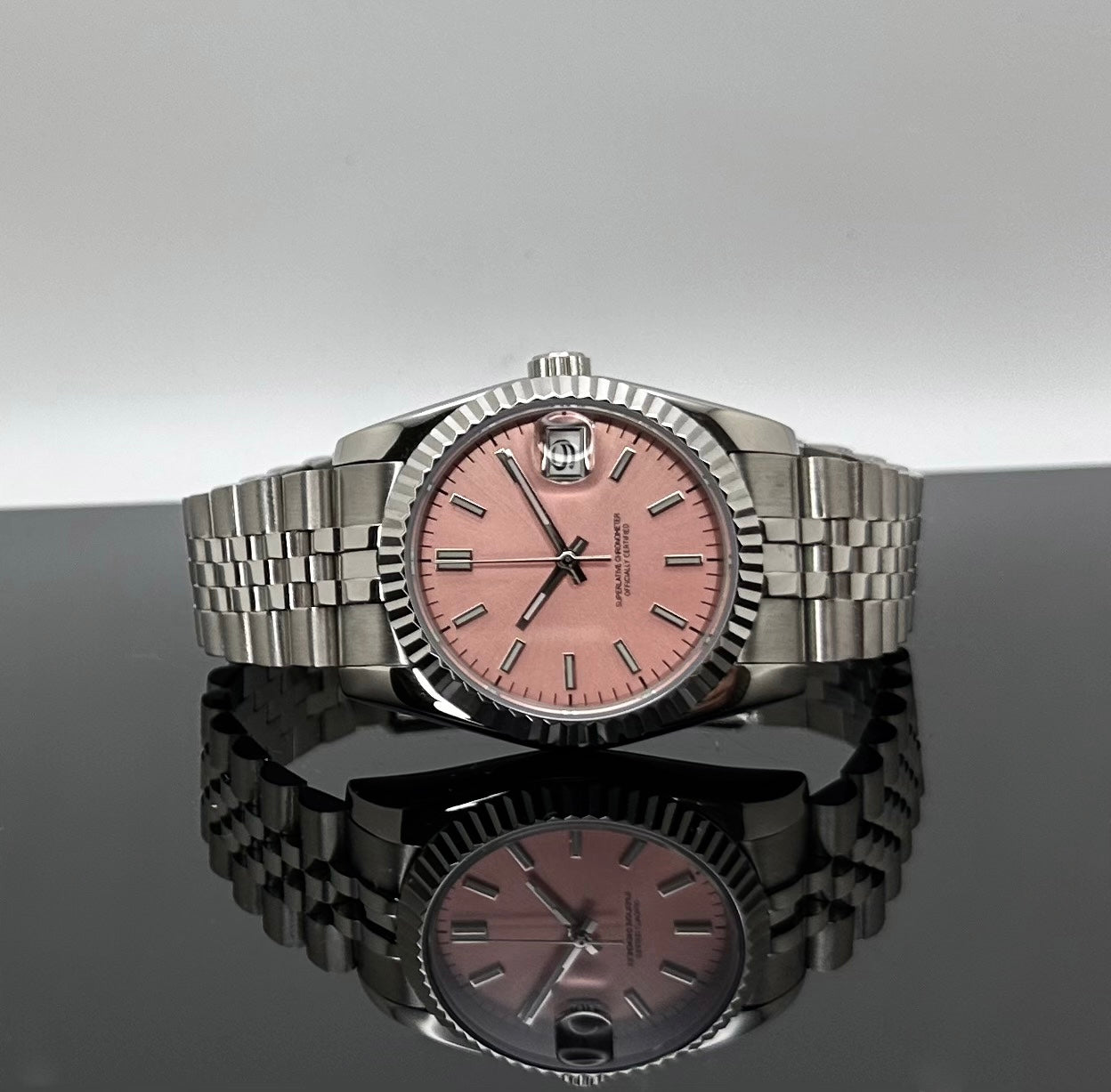 36mm DJ Pink Superlative - NH35 Automatic