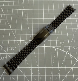 Black Jubilee Band - 20mm Glidelock Clasp