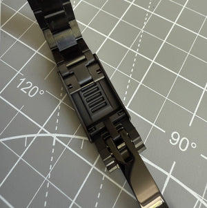 Black Oyster Band - 20mm - Glidelock Clasp