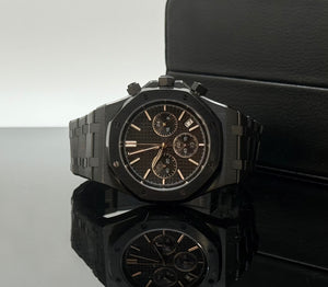 42mm RO Black Chronograph - VK63 Movement