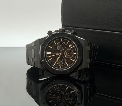 42mm RO Black Chronograph - VK63 Movement