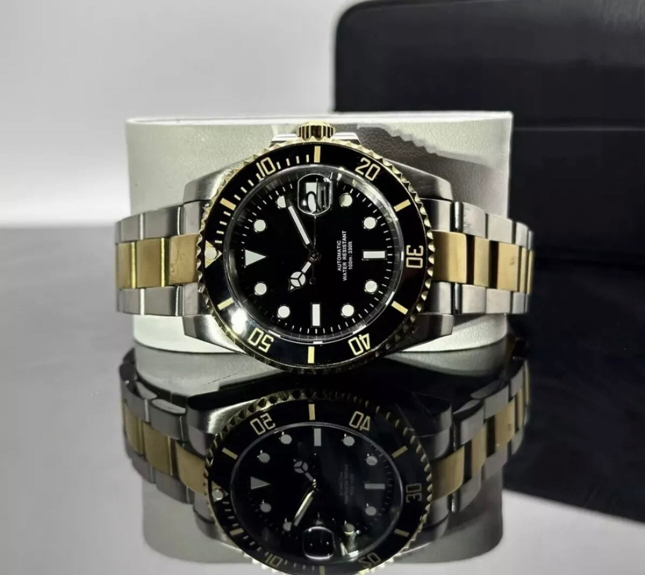 40mm Two Tone Gold Black Sub - NH35 Automatic